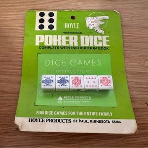 Vintage Hoyle Poker Dice
